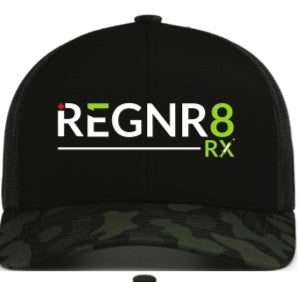 REGNR8RX Richardson 112 Trucker Hats Black / Camo