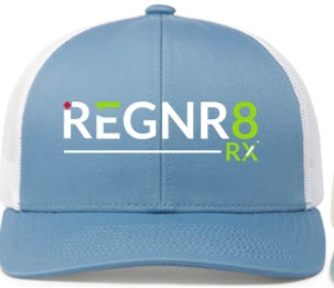 REGNR8RX Richardson 112 Trucker Hats Columbia Blue / White