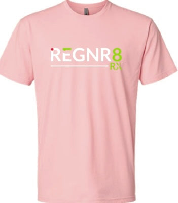 REGNR8RX Next Level 60/40 Crew T-Shirt - Pink