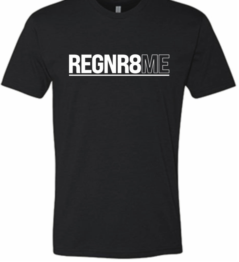 REGNR8RX Next Level 60/40 Crew T-Shirt - Black REGNR8ME Style