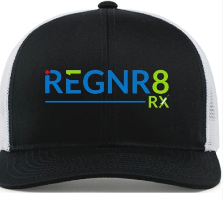 REGNR8RX Richardson 112 Trucker Hats Black / White